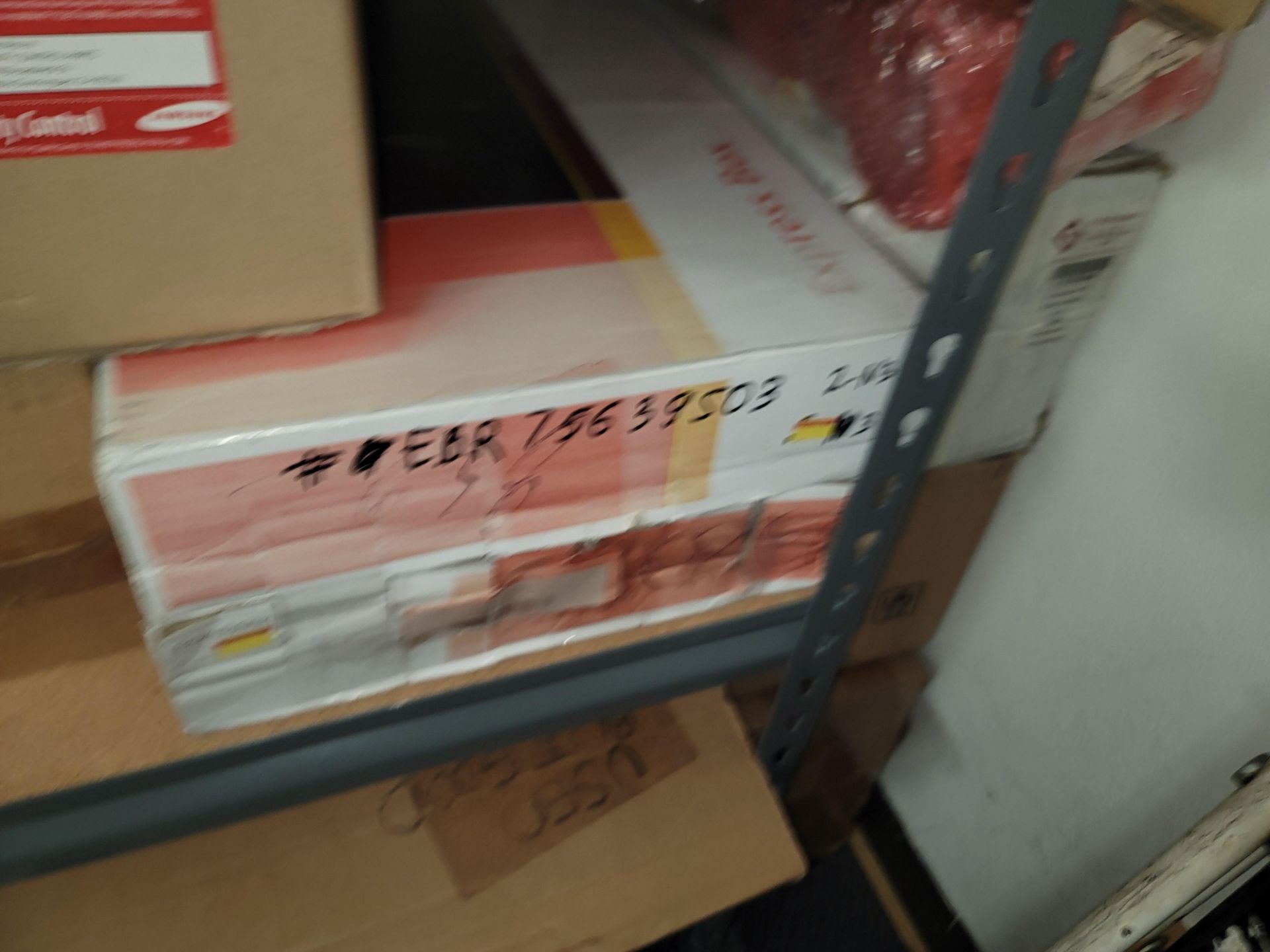 LOT - 3' SHELF UNIT W/ CONTENTS OF APPLIANCE REPLACEMENT PARTS - Image 5 of 9