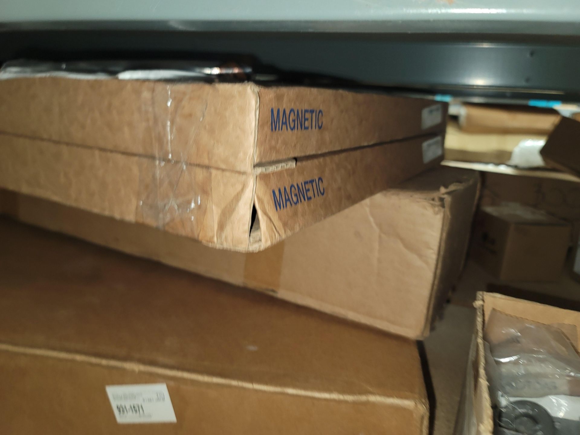 LOT - 8' SHELF UNIT W/ CONTENTS OF APPLIANCE REPLACEMENT PARTS - Image 10 of 16