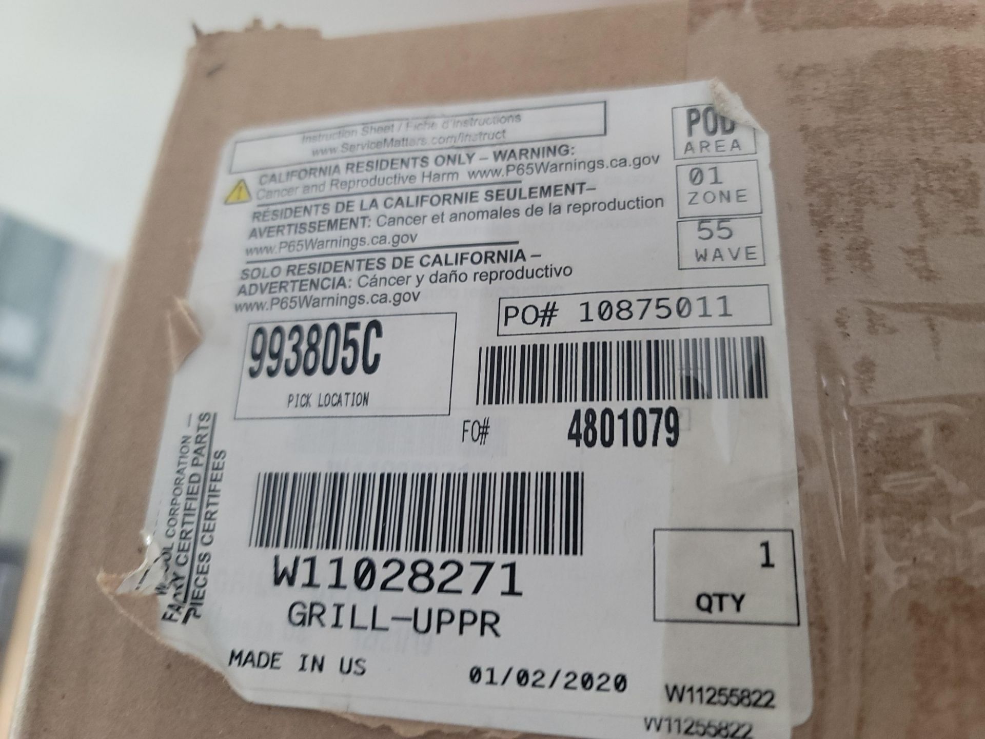 LOT - CONTENTS ONLY OF WIRE CART, TO CONTAIN APPLIANCE REPLACEMENT PARTS - Image 11 of 16