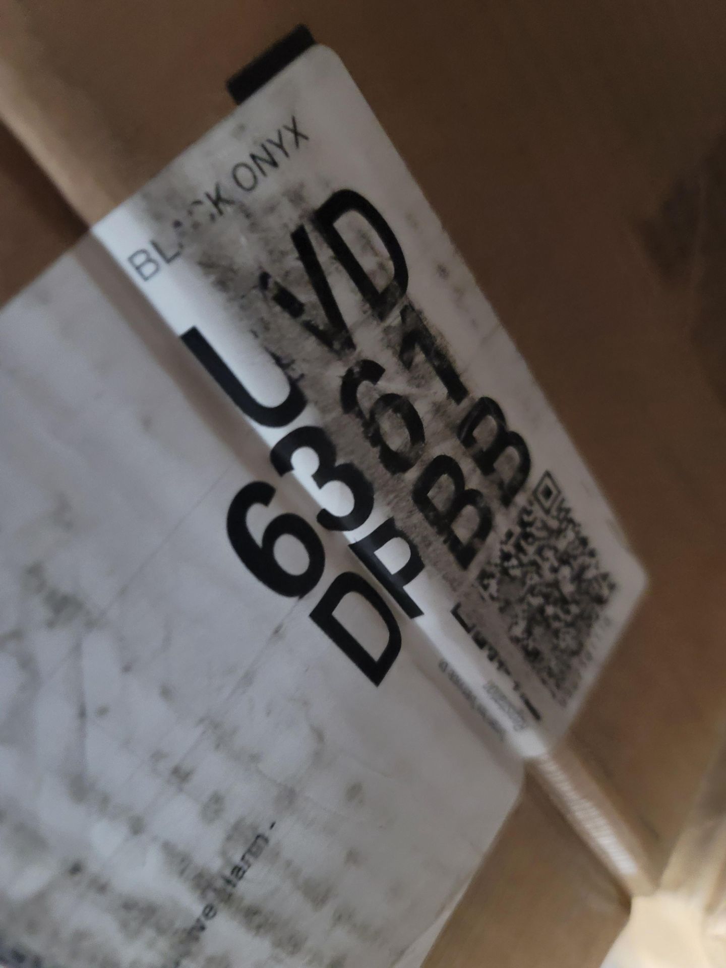 GE 36" TELESCOPIC DOWNDRAFT RANGE HOOD, MODEL UVD6361DPBB, IN ORIGINAL CARTON - Image 3 of 3