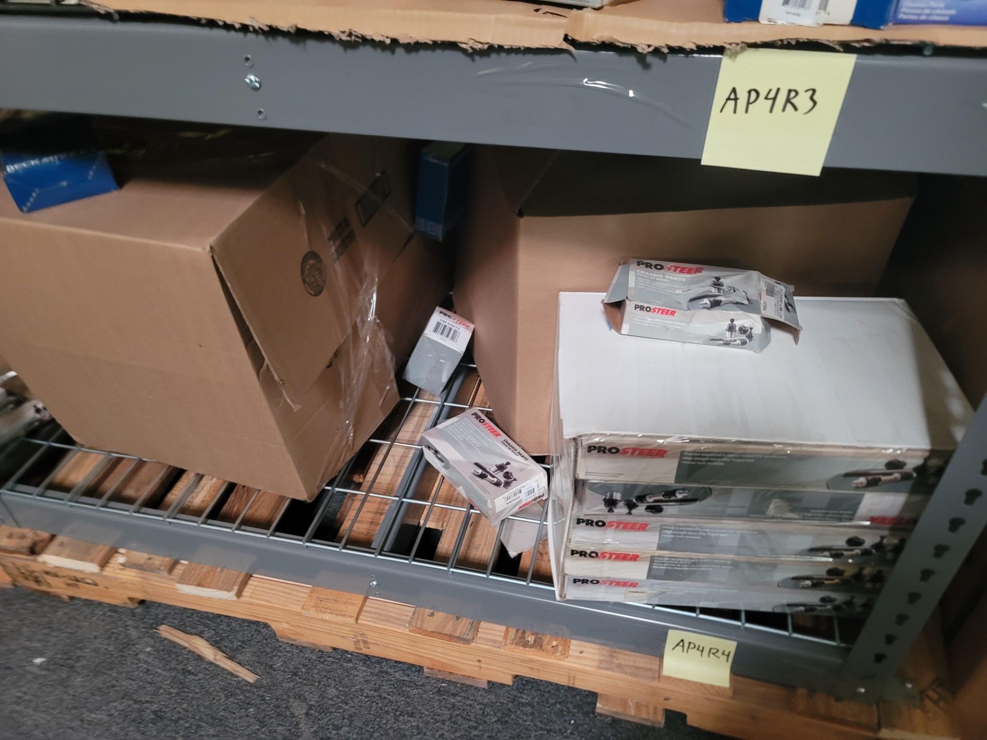 LOT - SHELF UNIT, 3' X 4', W/ CONTENTS OF CAR PARTS - Image 6 of 7