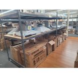 LOT - (2) SHELF UNITS, 8' X 4' X 7' HT, CONTENTS NOT INCLUDED, (DELAYED PICKUP UNTIL WEDNESDAY,