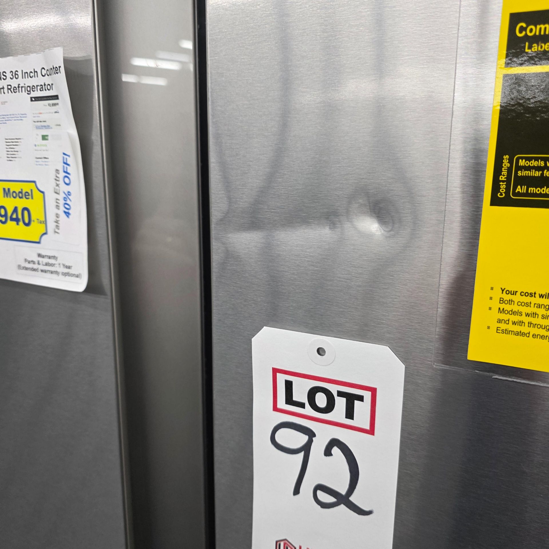 BOSCH 800 SERIES 36" SMART COUNTER DEPTH FRENCH DOOR 14.5 CU. FT. REFRIGERATOR / 6.0 CU. FT. FREEZER - Image 3 of 5