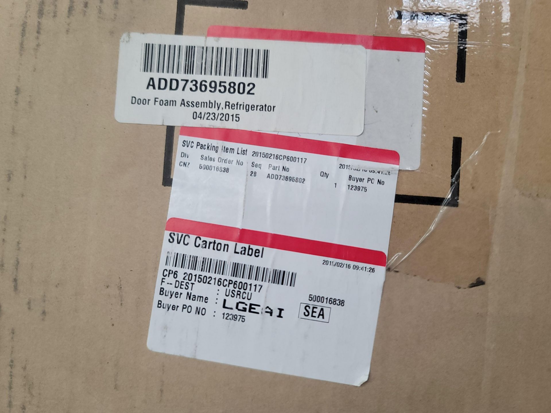 LOT - SHELF OF BOXED APPLIANCE REPLACEMENT PARTS, APPROX. (18) CARTONS - Image 4 of 9