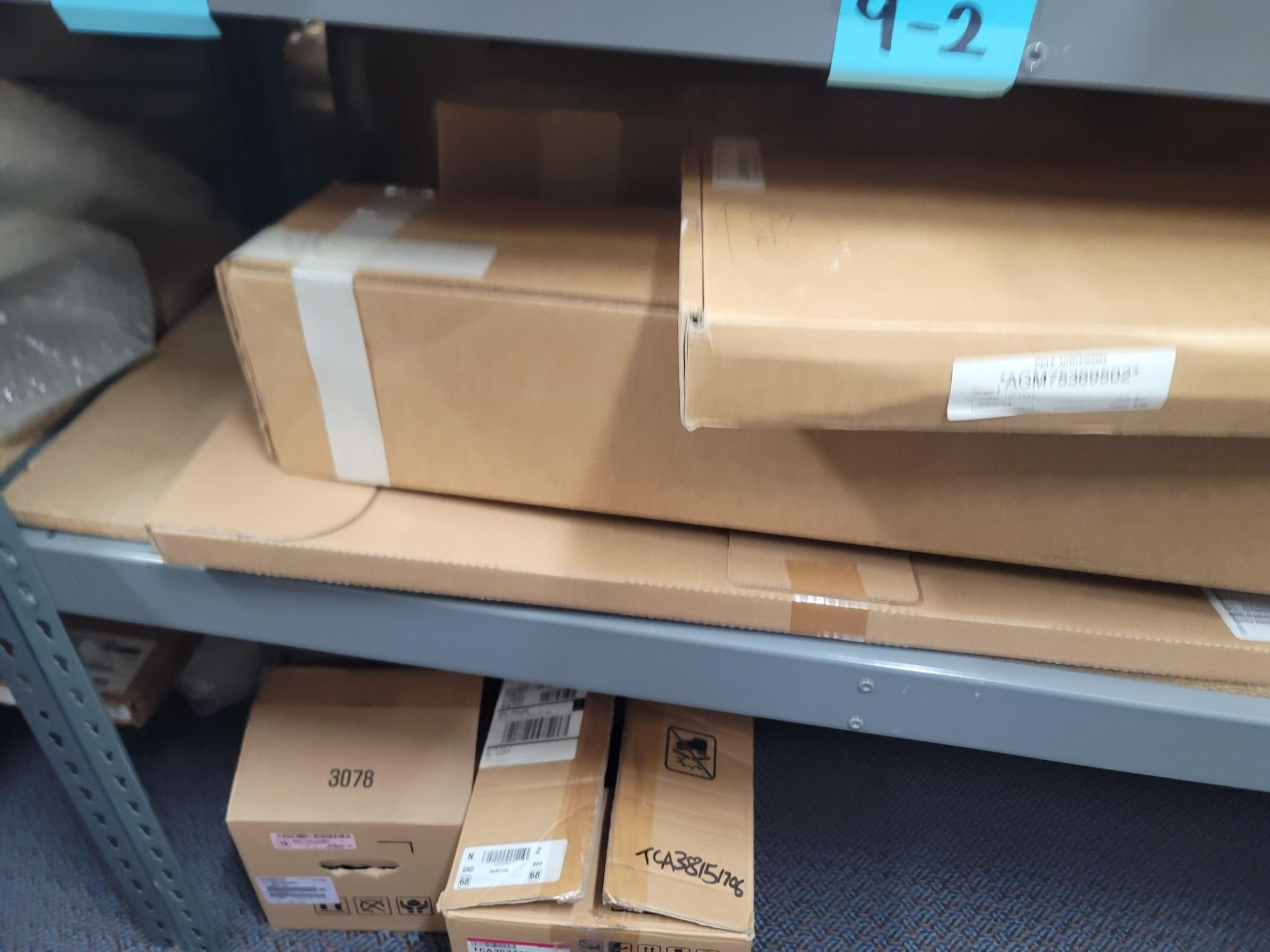 LOT - 8' SHELF UNIT W/ CONTENTS OF APPLIANCE REPLACEMENT PARTS - Image 10 of 16