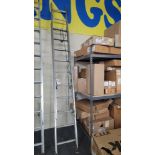 WERNER 20' ALUMINUM EXTENSION LADDER, 225 LB CAPACITY