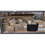 LOT - CONTENTS OF (1) 8' X 4' SHELF, TO INCLUDE APPLIANCE REPLACEMENT PARTS