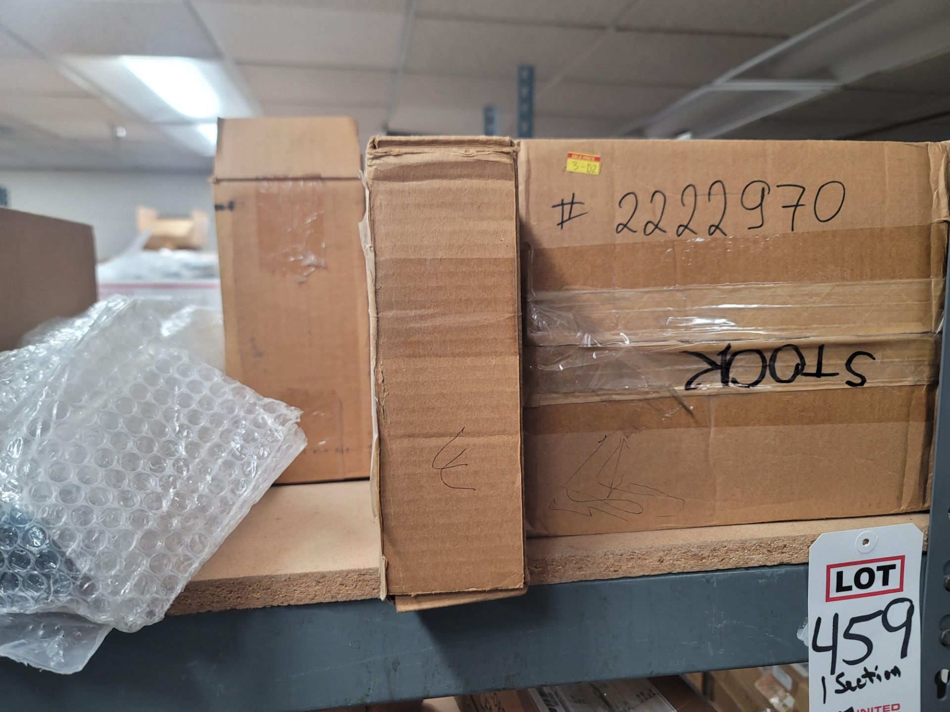 LOT - 8' SHELF UNIT W/ CONTENTS OF APPLIANCE REPLACEMENT PARTS - Image 2 of 19