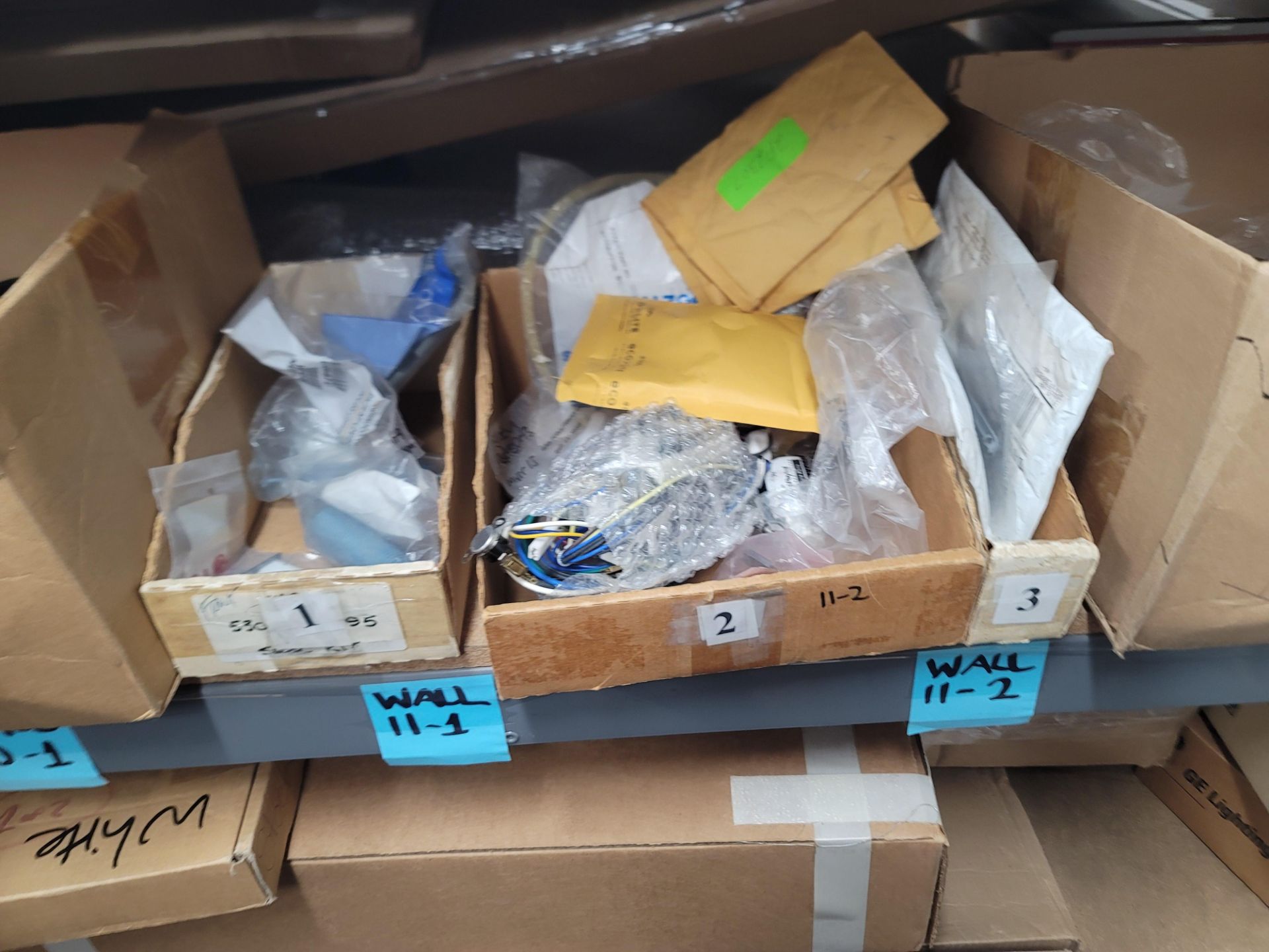 LOT - 8' SHELF UNIT W/ CONTENTS OF APPLIANCE REPLACEMENT PARTS - Image 7 of 16