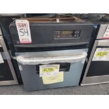 GE 24" SINGLE ELECTRIC WALL OVEN W/ 2.7 CU. FT. CAPACITY IN STAINLESS STEEL AND BLACK, MODEL