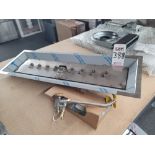 THE OUTDOOR GREATROOM CO. 42" X 12" LINEAR CRYSTAL FIRE PLUS GAS BURNER, MODEL CFP1242-B1737