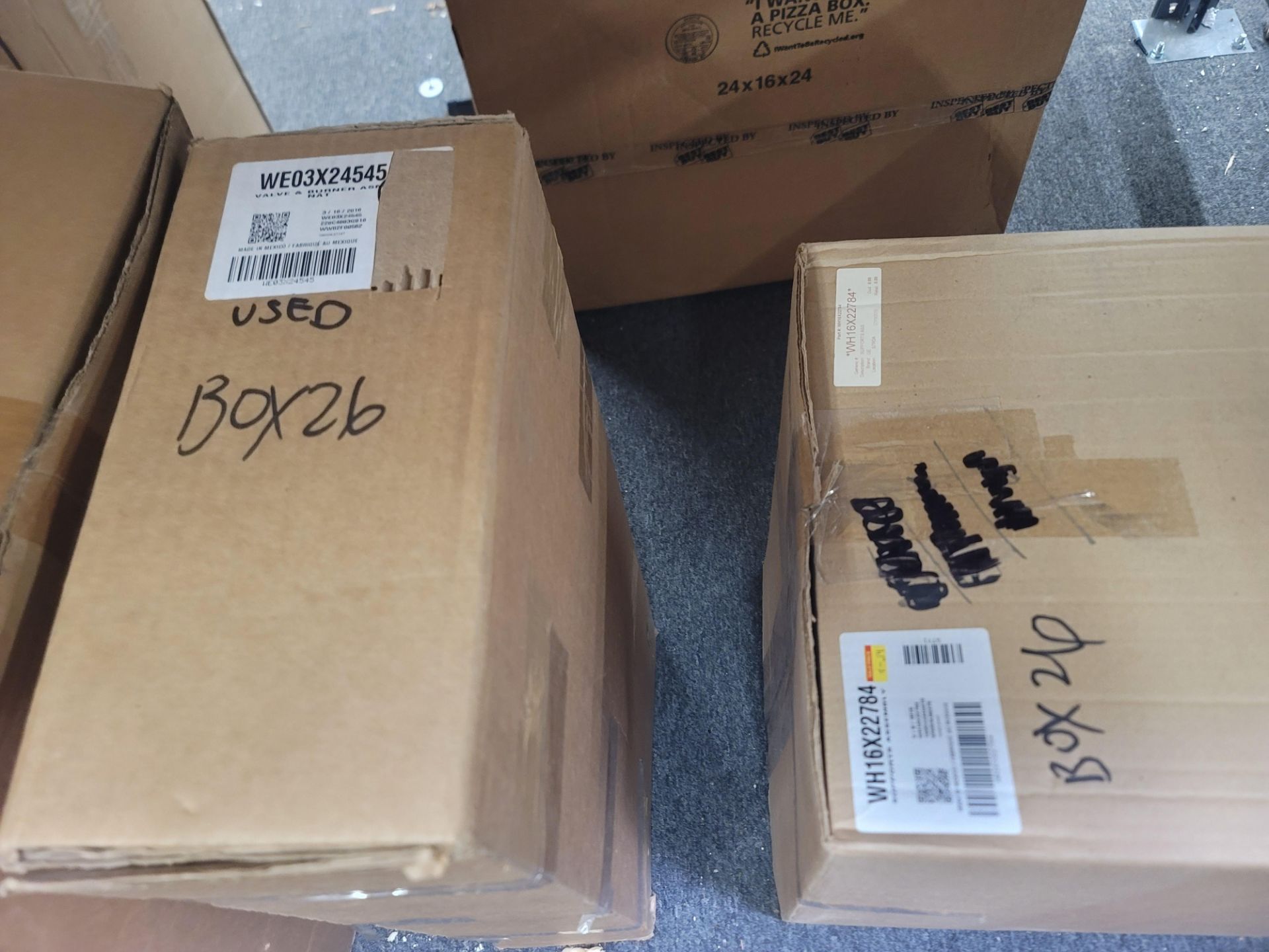 LOT - CONTENTS OF (2) 8' X 4' SHELVES, TO INCLUDE LOOSE AND BOXED APPLIANCE REPLACEMENT PARTS - Image 11 of 20