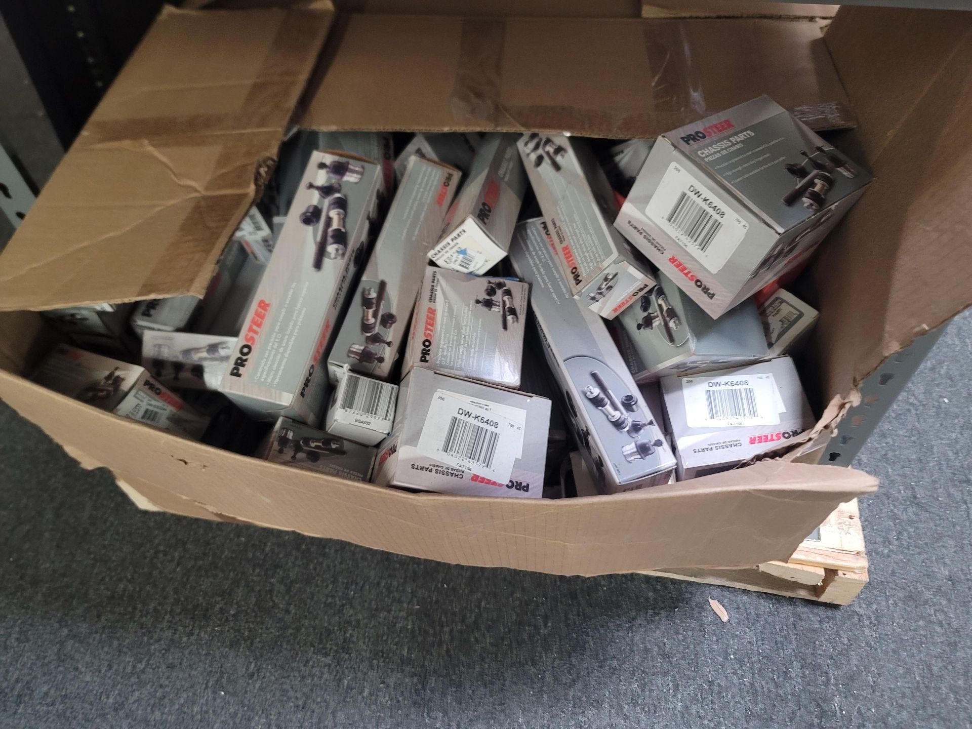 LOT - SHELF UNIT, 3' X 4', W/ CONTENTS OF CAR PARTS - Image 3 of 6