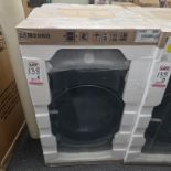 SAMSUNG 27" SMART 7.5 CU. FT. ELECTRIC DRYER IN BLACK, MODEL DVE60A9900V, UNOPENED FACTORY