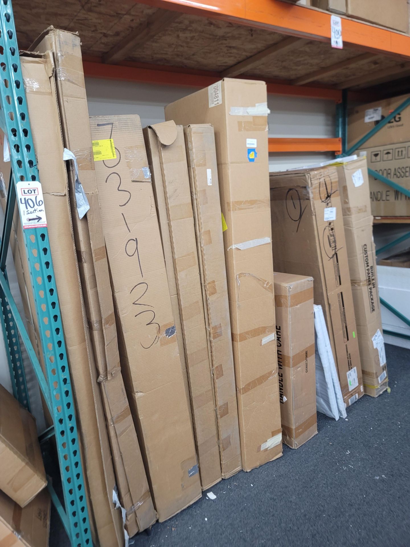 LOT - APPLIANCE DOORS, DOOR PANELS, ETC., APPROX (12) PIECES