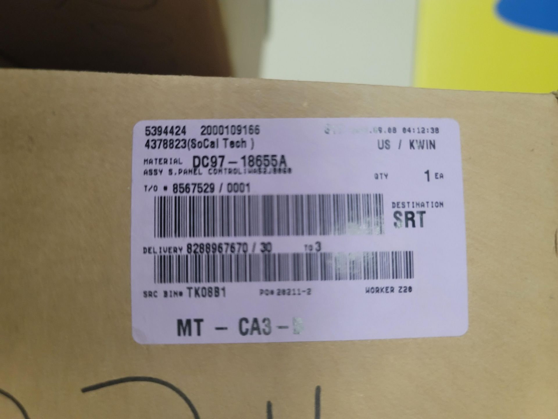 LOT - (1) SHELF OF BOXED APPLIANCE REPLACEMENT PARTS, APPROX. (11) CARTONS - Image 3 of 8