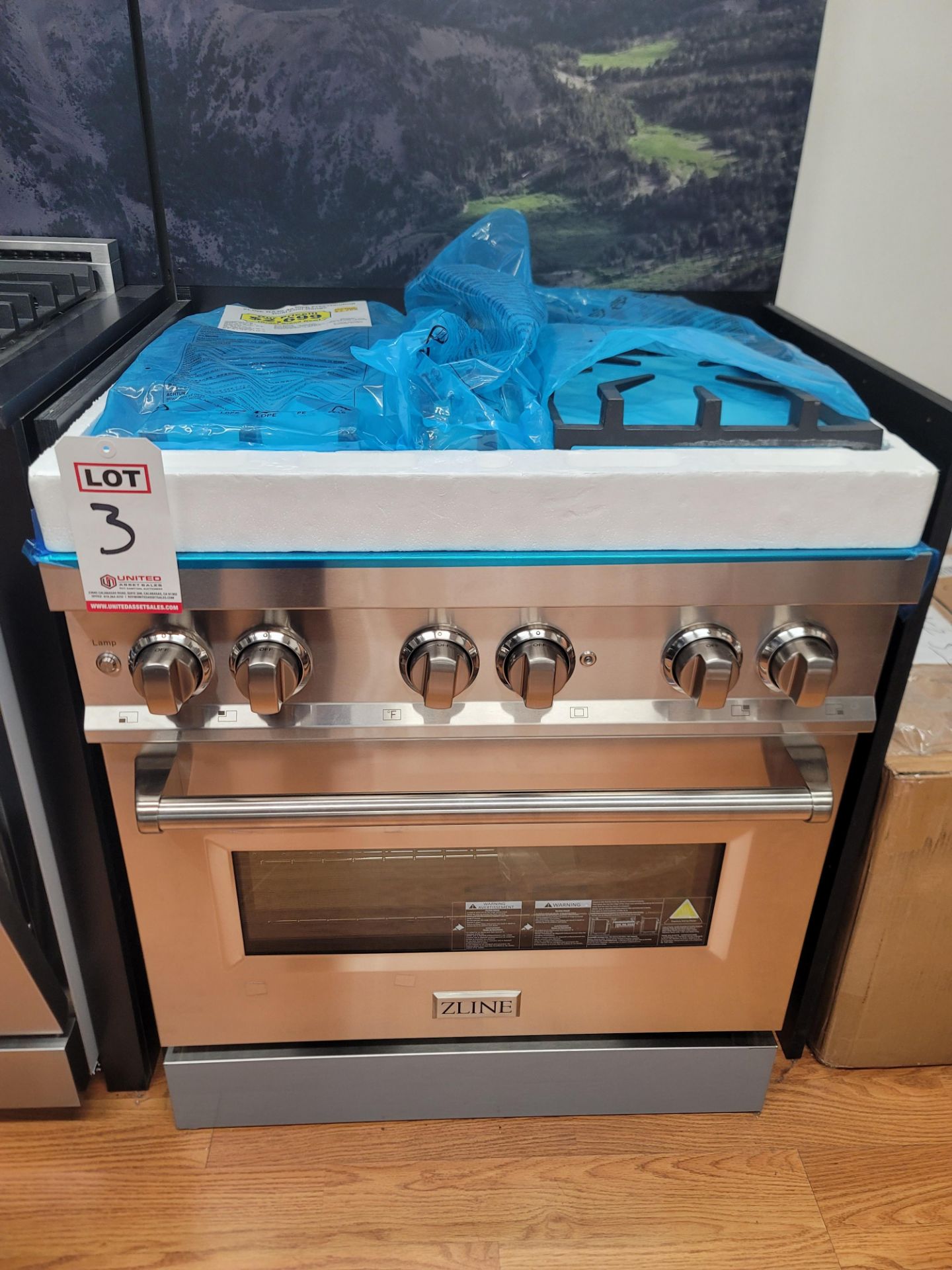 ZLINE 30" FREESTANDING DUAL FUEL RANGE IN STAINLESS STEEL, MODEL RA30