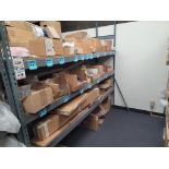 LOT - 8' SHELF UNIT W/ CONTENTS OF APPLIANCE REPLACEMENT PARTS