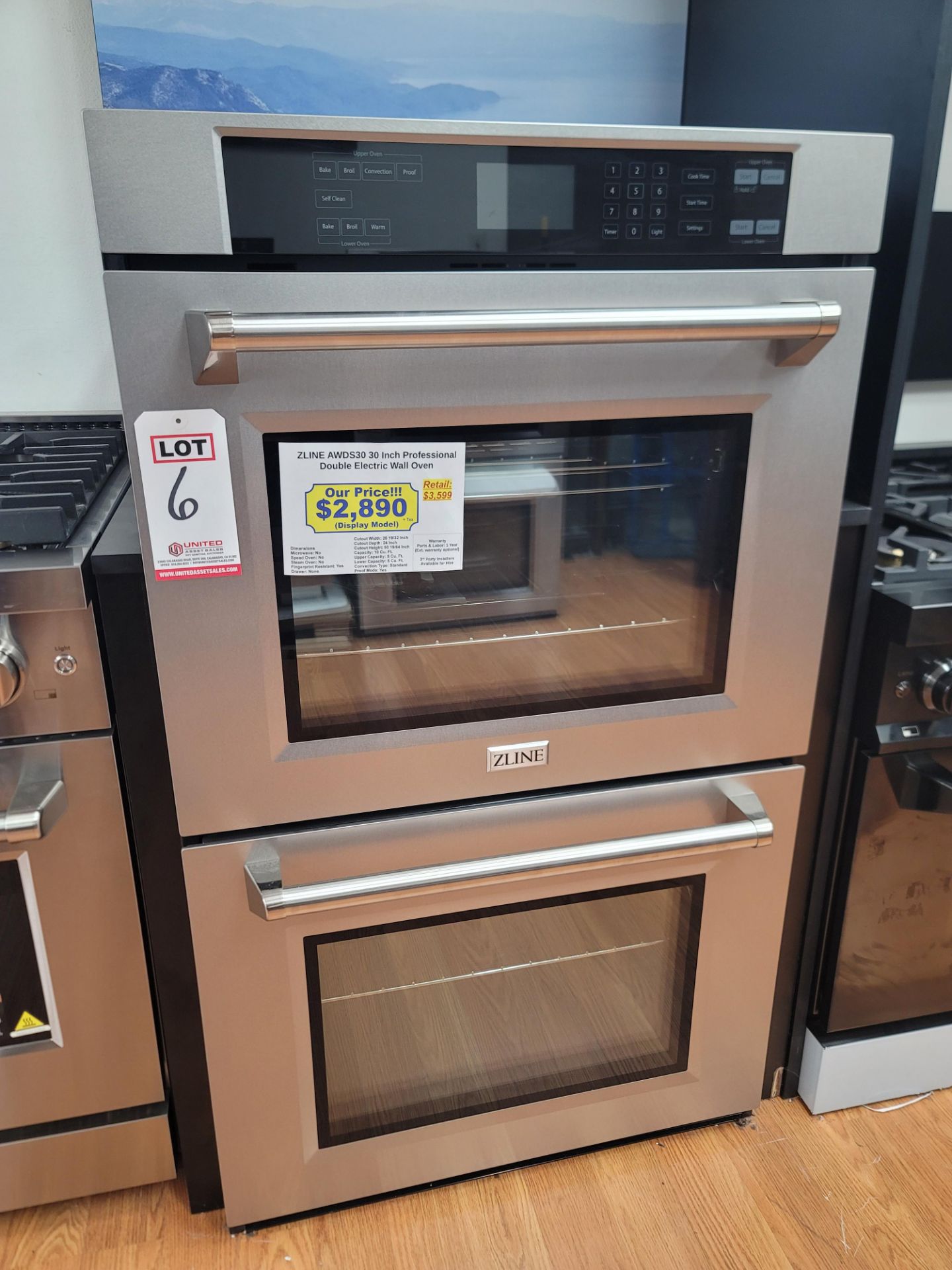 ZLINE 30" PROFESSIONAL DOUBLE ELECTRIC WALL OVEN W/ 10 CU. FT. CAPACITY IN STAINLESS STEEL, MODEL