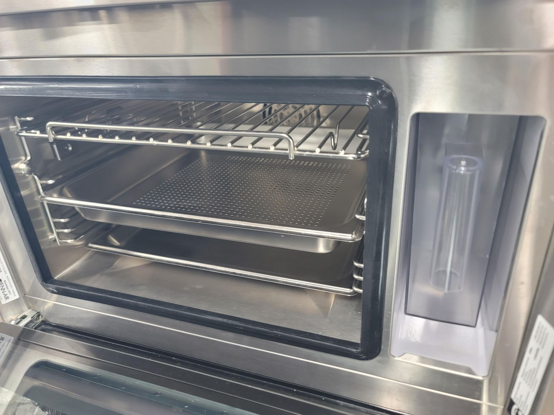 JENNAIR EURO-STYLE SERIES 24" SINGLE STEAM ELECTRIC WALL OVEN W/ 1.3 CU. FT. CAPACITY IN STAINLESS - Image 3 of 5