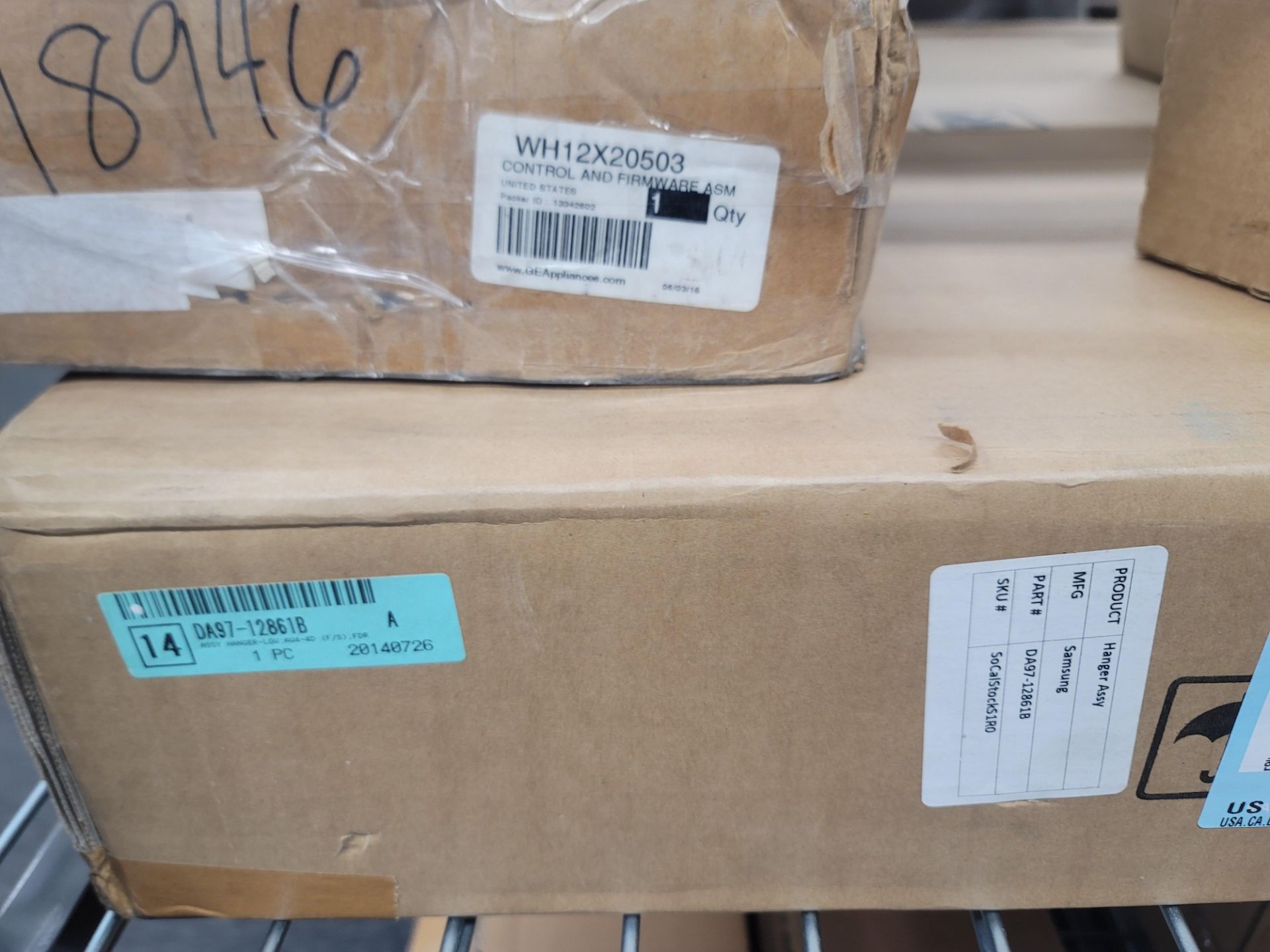 LOT - SHELF UNIT, 49" X 37" X 6' HT, W/ CONTENTS OF APPLIANCE REPLACEMENT PARTS - Image 4 of 14