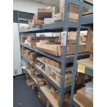 LOT - 8' SHELF UNIT W/ CONTENTS OF APPLIANCE REPLACEMENT PARTS