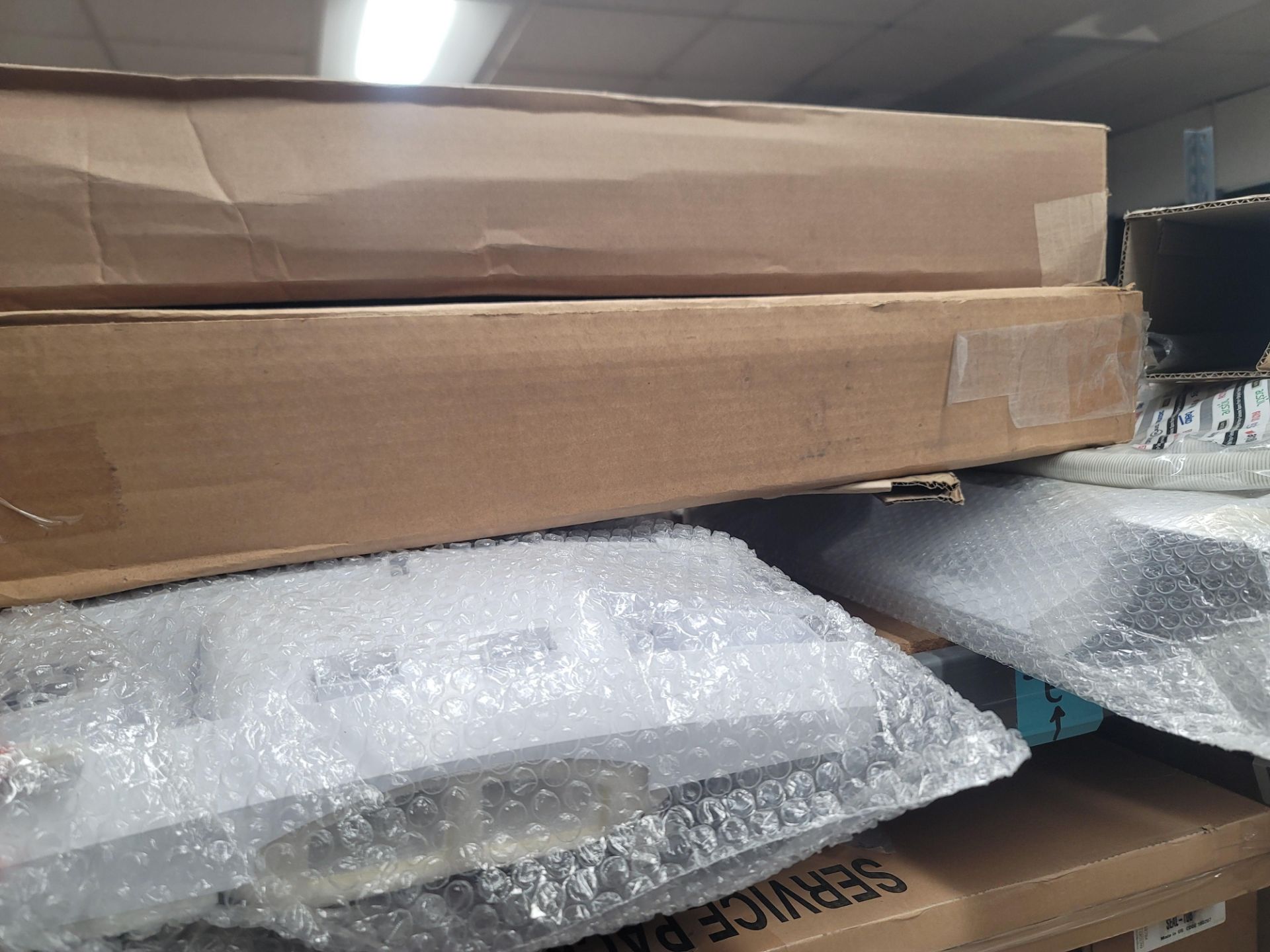 LOT - 8' SHELF UNIT W/ CONTENTS OF APPLIANCE REPLACEMENT PARTS - Image 3 of 17