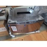 LG 27" SIDEKICK PEDESTAL WASHER IN BLACK, 1.0 CU. FT. CAPACITY, MODEL WD100CK