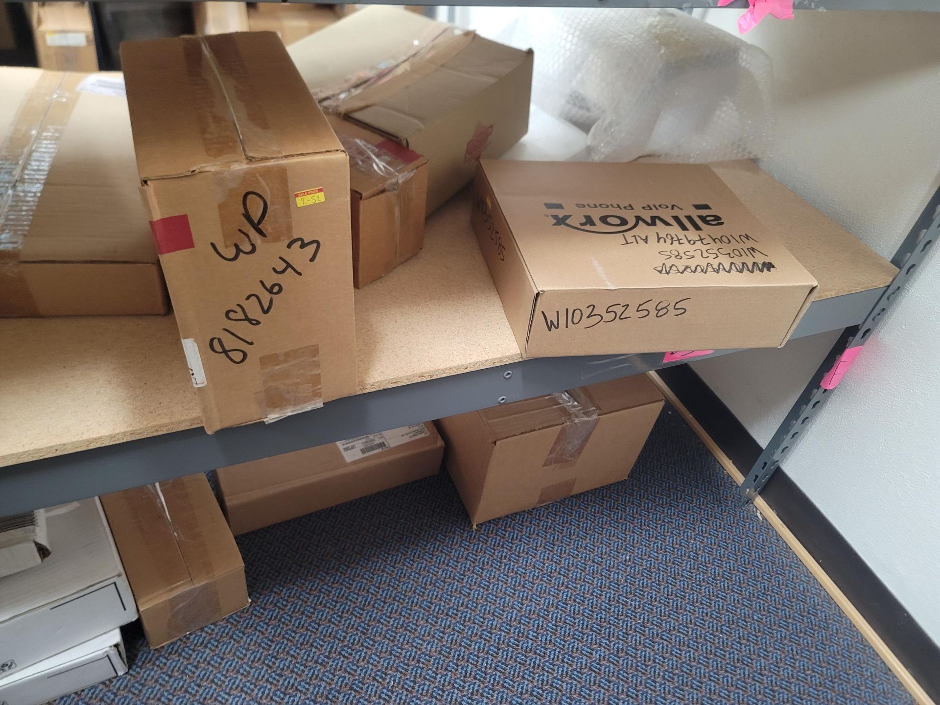 LOT - 8' SHELF UNIT W/ CONTENTS OF APPLIANCE REPLACEMENT PARTS - Image 31 of 33