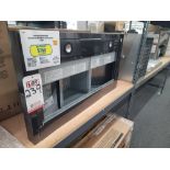 SAMSUNG 36" SMART WALL MOUNT CHIMNEY RANGE HOOD IN BLACK STAINLESS STEEL, MODEL NK36K7000WG