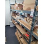 LOT - 8' SHELF UNIT W/ CONTENTS OF APPLIANCE REPLACEMENT PARTS