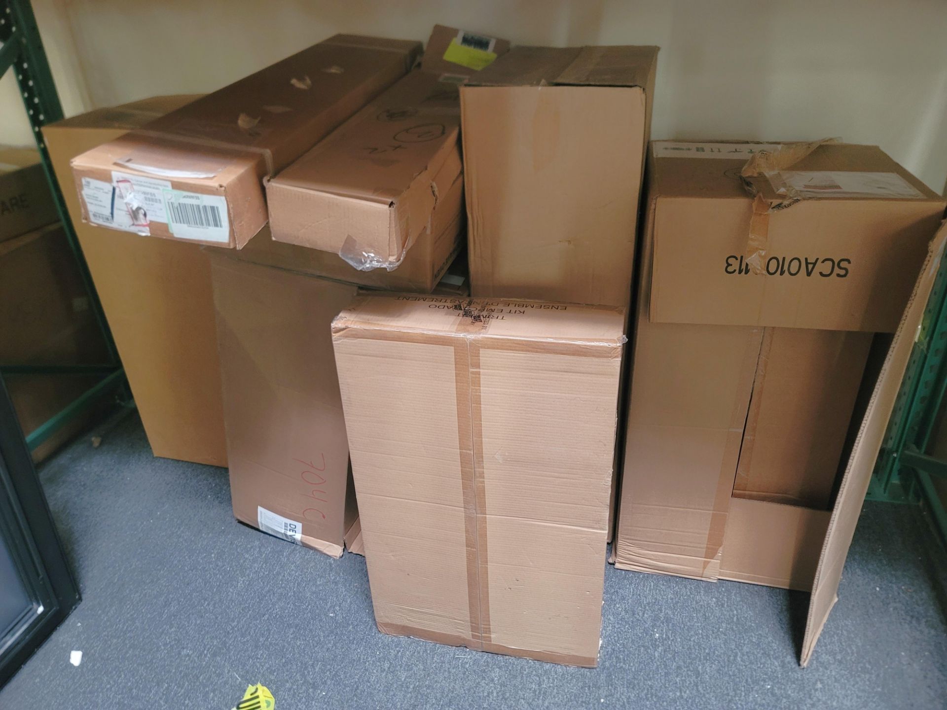 LOT - (1) SHELF OF BOXED APPLIANCE REPLACEMENT PARTS, APPROX. (8) CARTONS