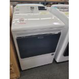 MAYTAG 27" ELECTRIC SMART DRYER IN WHITE, 7.4 CU. FT. CAPACITY, MODEL MED7230HW