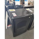 SAMSUNG 27" SMART ELECTRIC DRYER IN BLACK, 7.4 CU. FT. CAPACITY, MODEL DVE55CG7100V