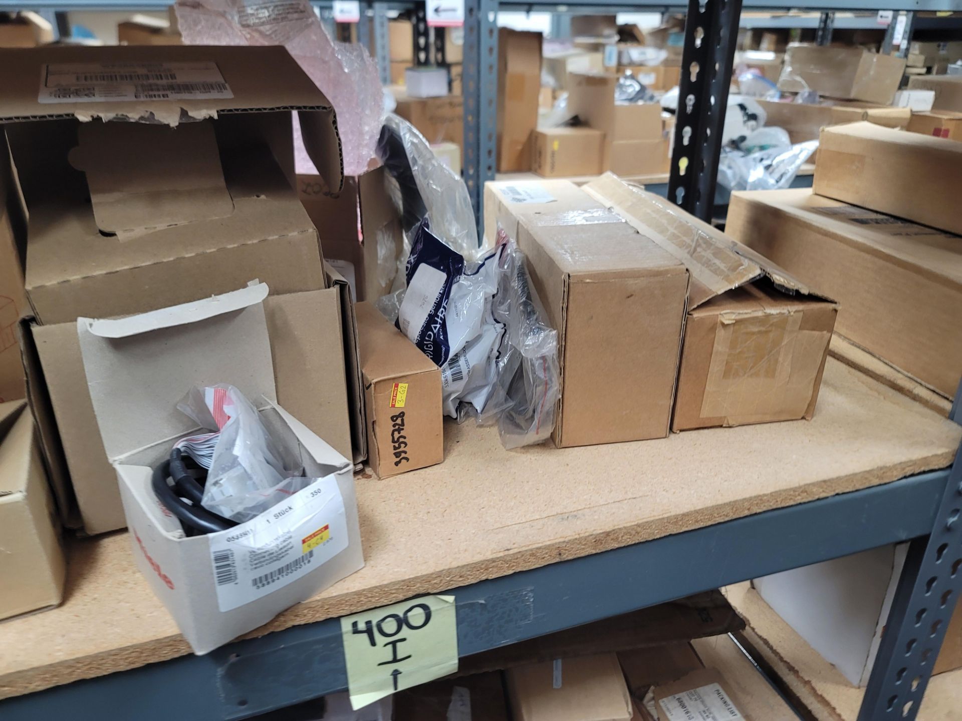 LOT - 8' SHELF UNIT W/ CONTENTS OF APPLIANCE REPLACEMENT PARTS - Image 9 of 17