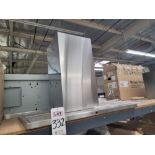 ZEPHYR 36" ISLAND MOUNT CHIMNEY RANGE HOOD, MODEL ZMD-M90AS