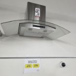 WINDSTER 36" WALL MOUNT HOOD, MODEL WS62N, (NOTE: SHELL ONLY - NO INTERNAL PARTS, FOR DISPLAY ONLY)