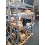 LOT - SHELF UNIT, 49" X 37" X 6' HT, W/ CONTENTS OF APPLIANCE REPLACEMENT PARTS