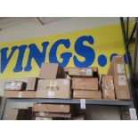 LOT - (1) SHELF OF BOXED APPLIANCE REPLACEMENT PARTS, APPROX. (11) CARTONS