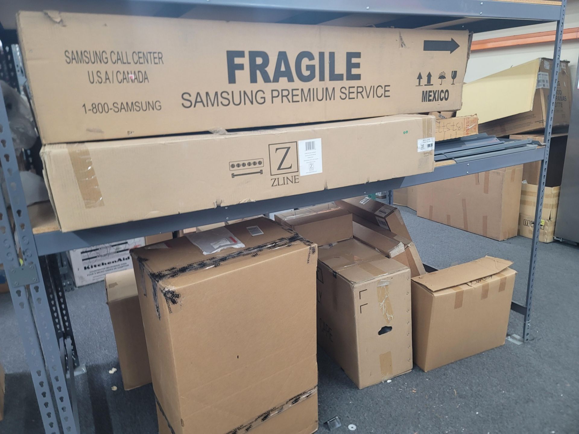 LOT - CONTENTS OF (2) 8' X 4' SHELVES, TO INCLUDE LOOSE AND BOXED APPLIANCE REPLACEMENT PARTS - Image 19 of 20