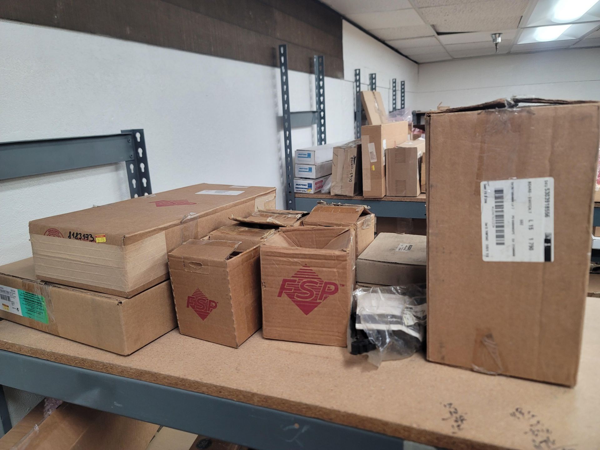 LOT - 8' SHELF UNIT W/ CONTENTS OF APPLIANCE REPLACEMENT PARTS - Image 5 of 17