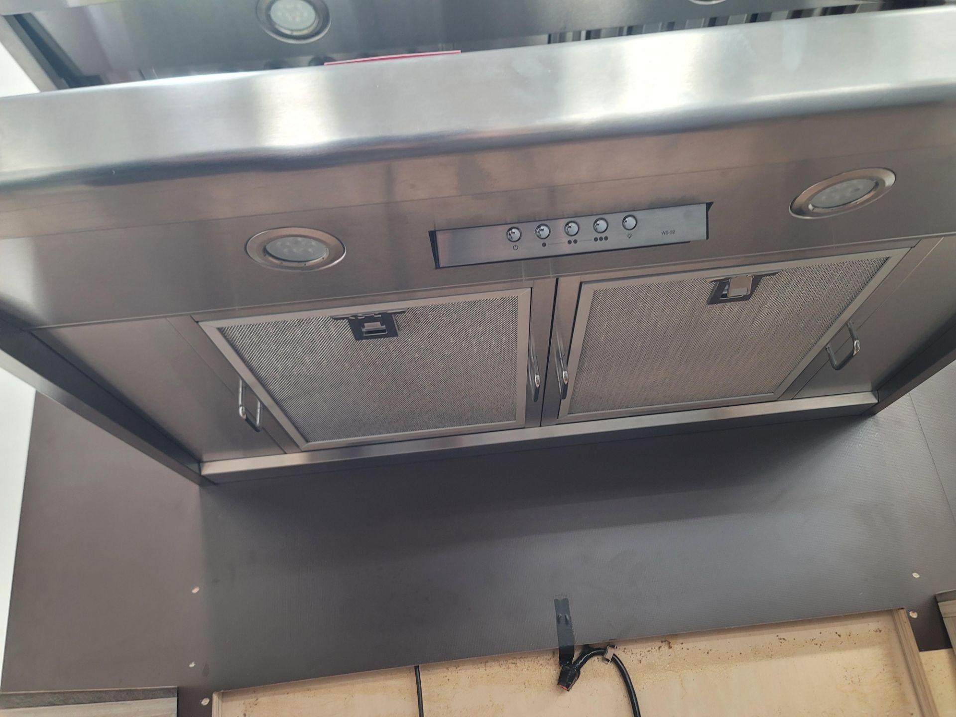 WINDSTER 36" UNDER CABINET DUCTED HOOD IN STAINLESS STEEL, MODEL WS32, (NOTE: SHELL ONLY - NO - Image 2 of 3