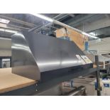 SAMSUNG CHEF COLLECTION 36" WALL MOUNT SMART RANGE HOOD IN BLACK STAINLESS STEEL, MODEL NK36R9600CM