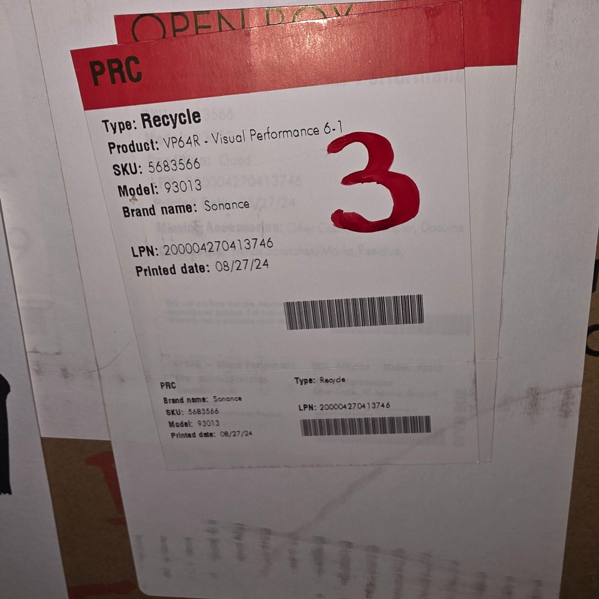 LOT - (2) SONANCE VP64R IN-CEILING SPEAKERS - Image 3 of 3