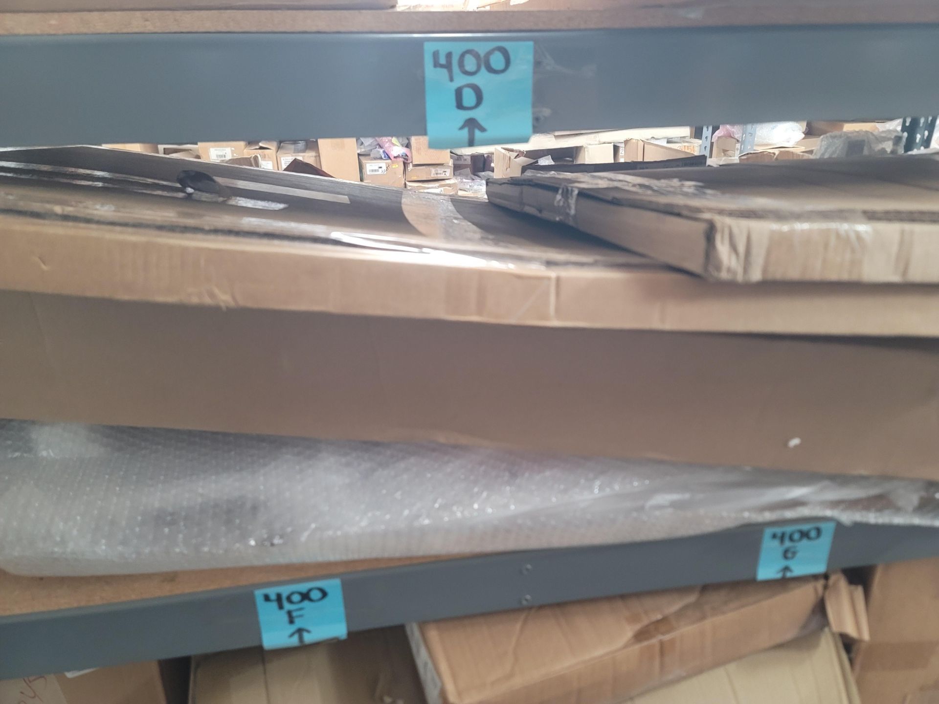 LOT - 8' SHELF UNIT W/ CONTENTS OF APPLIANCE REPLACEMENT PARTS - Image 8 of 16