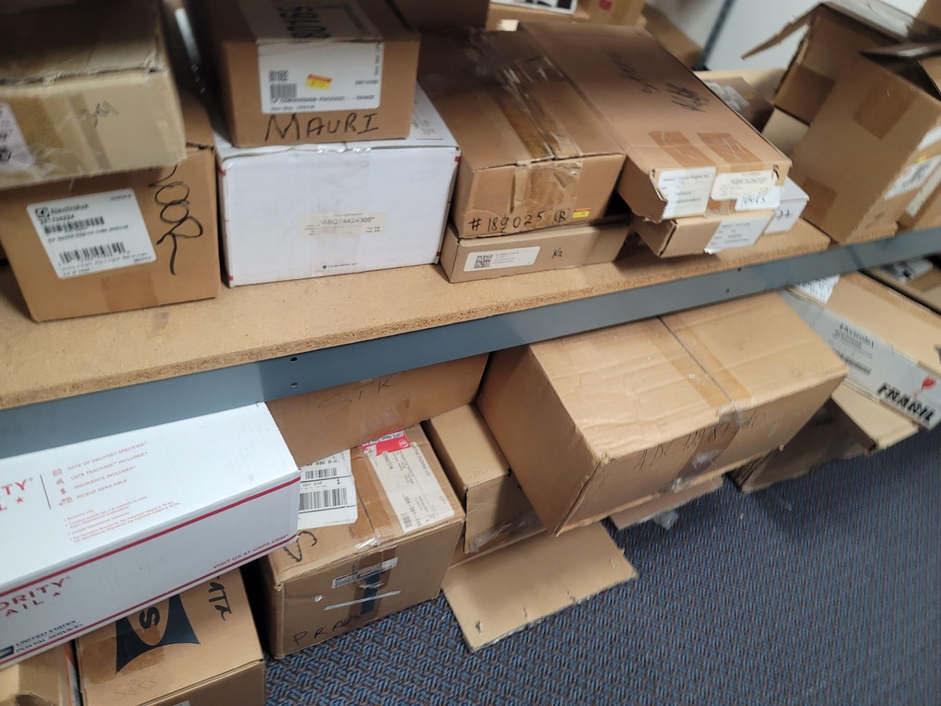 LOT - 8' SHELF UNIT W/ CONTENTS OF APPLIANCE REPLACEMENT PARTS - Image 20 of 21