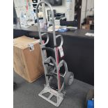 MAGLINER HEAVY DUTY ALUMINUM 4-WHEEL LARGE APPLIANCE HAND TRUCK, (DELAYED PICKUP UNTIL WEDNESDAY,