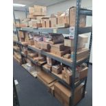 LOT - 8' SHELF UNIT W/ CONTENTS OF APPLIANCE REPLACEMENT PARTS