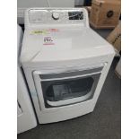 LG 27" ELECTRIC SMART DRYER IN WHITE, 7.3 CU. FT. CAPACITY, MODEL DLE7300WE