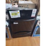 FRIGIDAIRE 24" SINGLE GAS WALL OVEN W/ 2.8 CU. FT. CAPACITY IN BLACK, MODEL GCWG2438AB